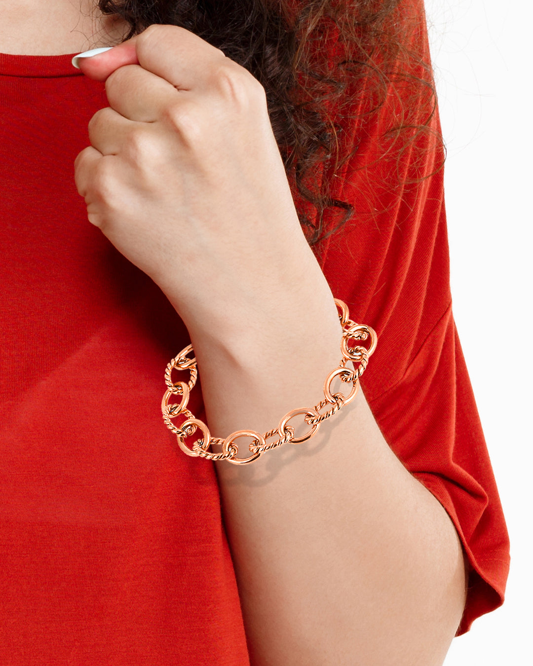 Daniel Klein Rose Gold Color Bracelet For  Women