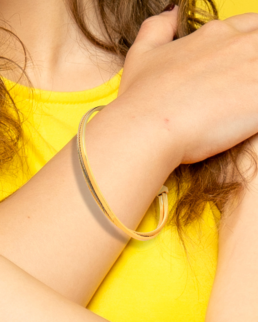 Daniel Klein Gold Color Bracelet For  Women