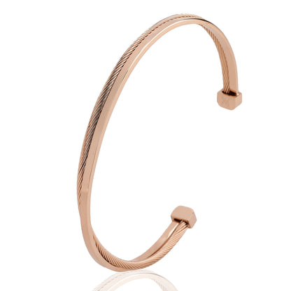 Daniel Klein Rose Gold Color Bracelet For  Women