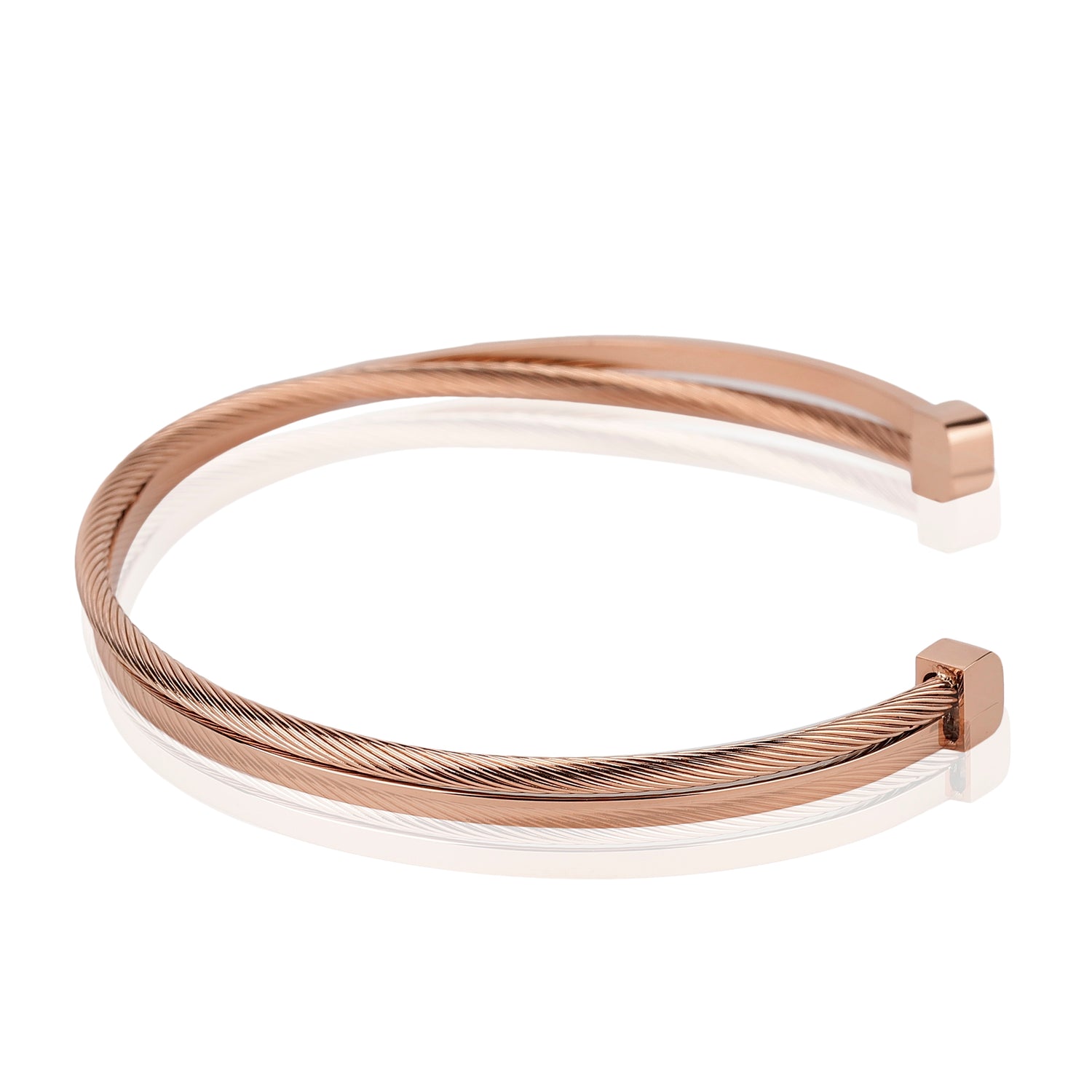 Daniel Klein Rose Gold Color Bracelet For  Women