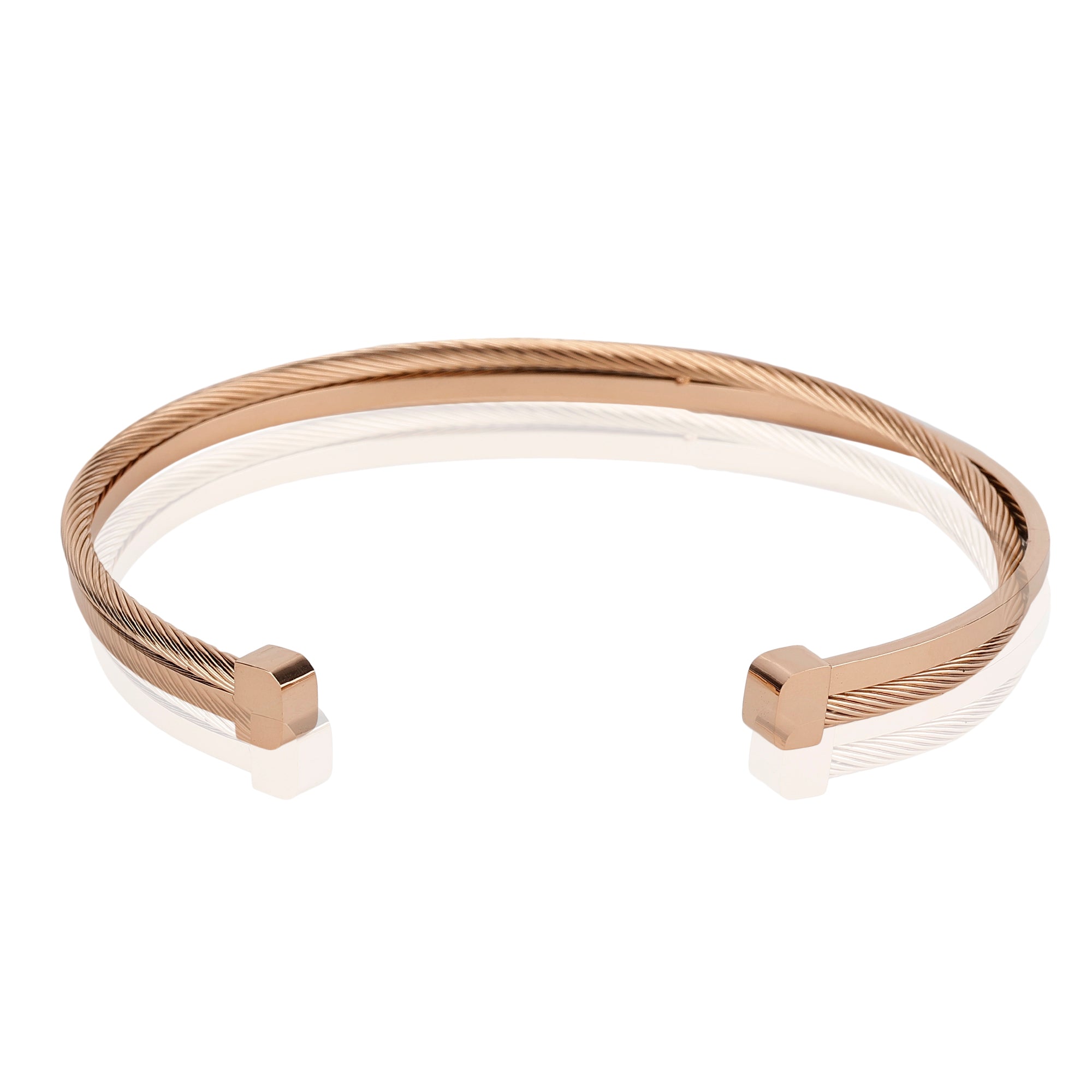 Daniel Klein Rose Gold Color Bracelet For  Women