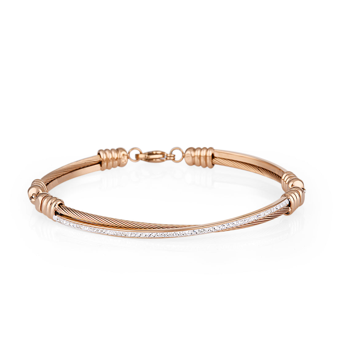 Daniel Klein Rose Gold Color Bracelet For  Women