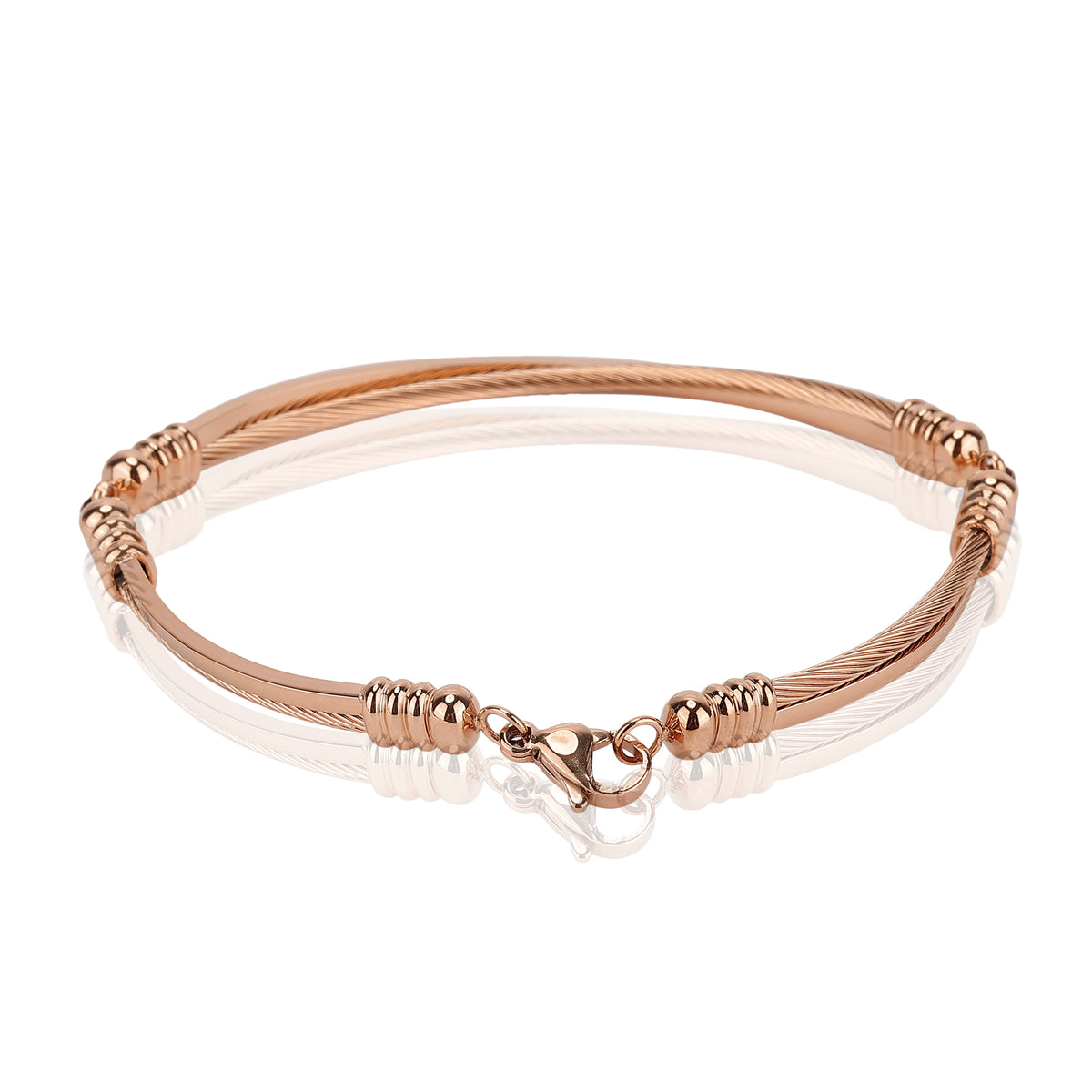 Daniel Klein Rose Gold Color Bracelet For  Women