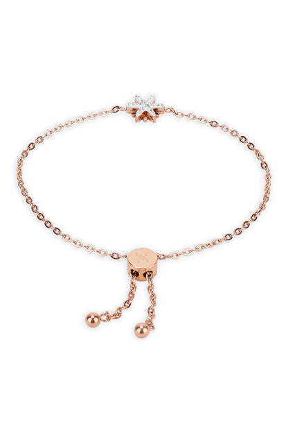 Daniel Klein Rose Gold Color Bracelet For  Women
