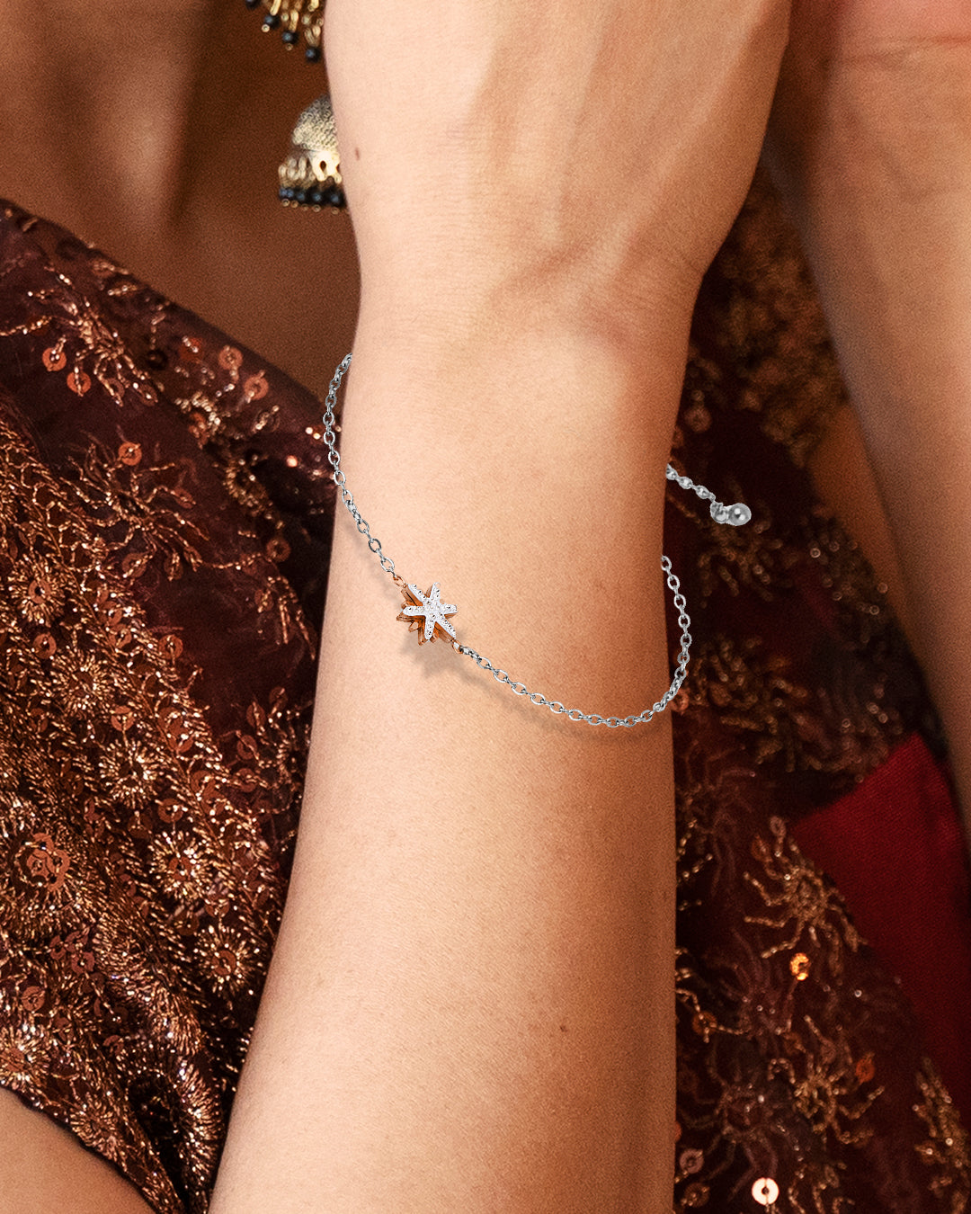 Daniel Klein Silver Color Bracelet For  Women