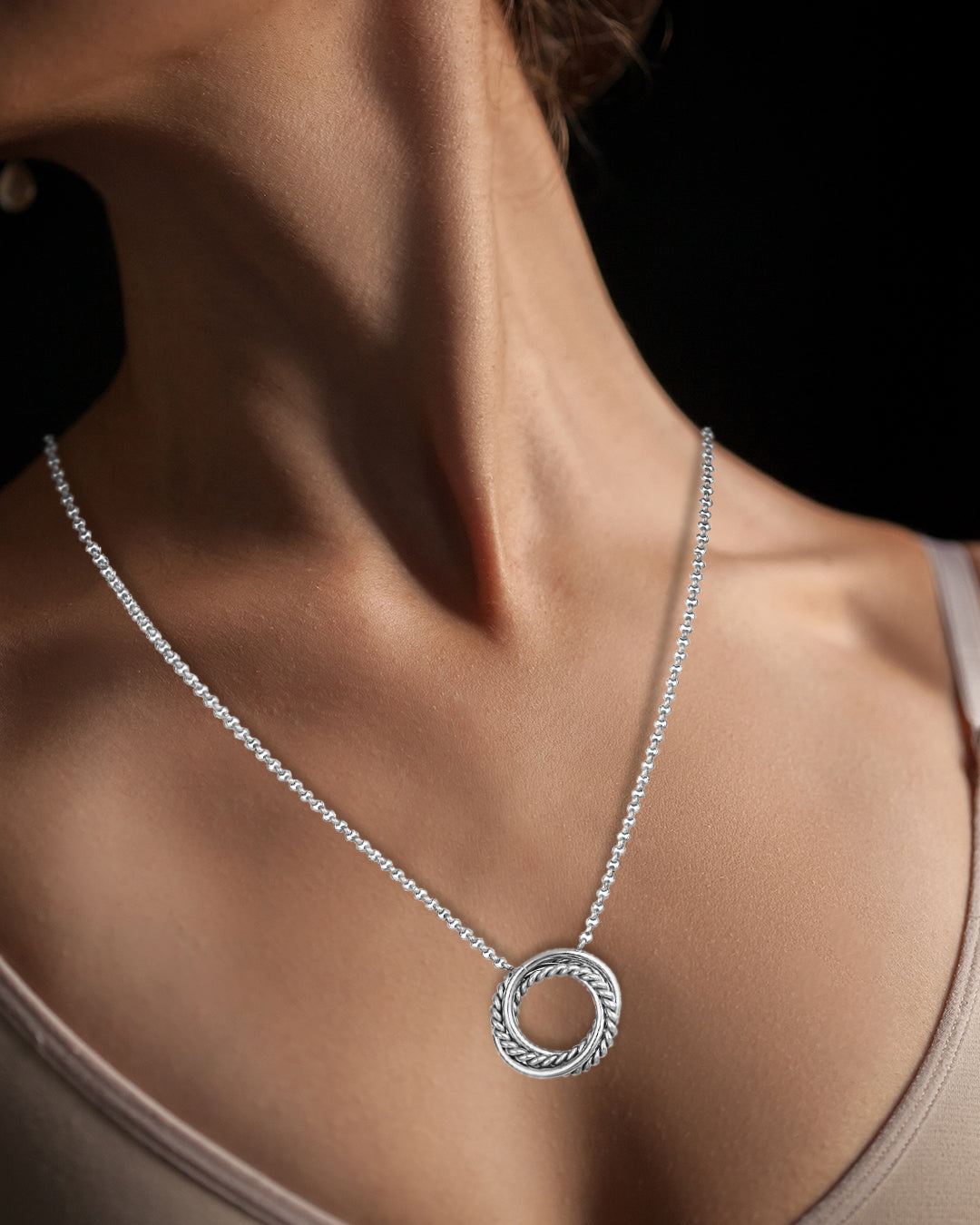 Daniel Klein Silver Color Necklace For  Women