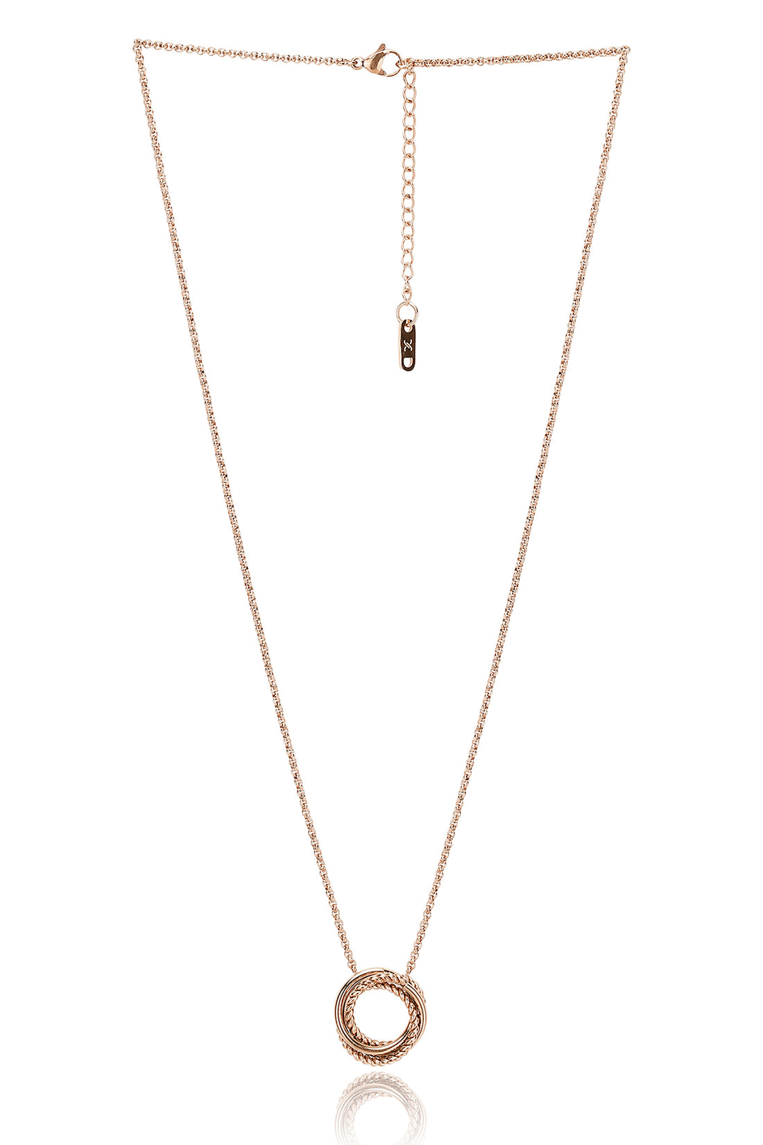 Daniel Klein Rose Gold Color Necklace For  Women