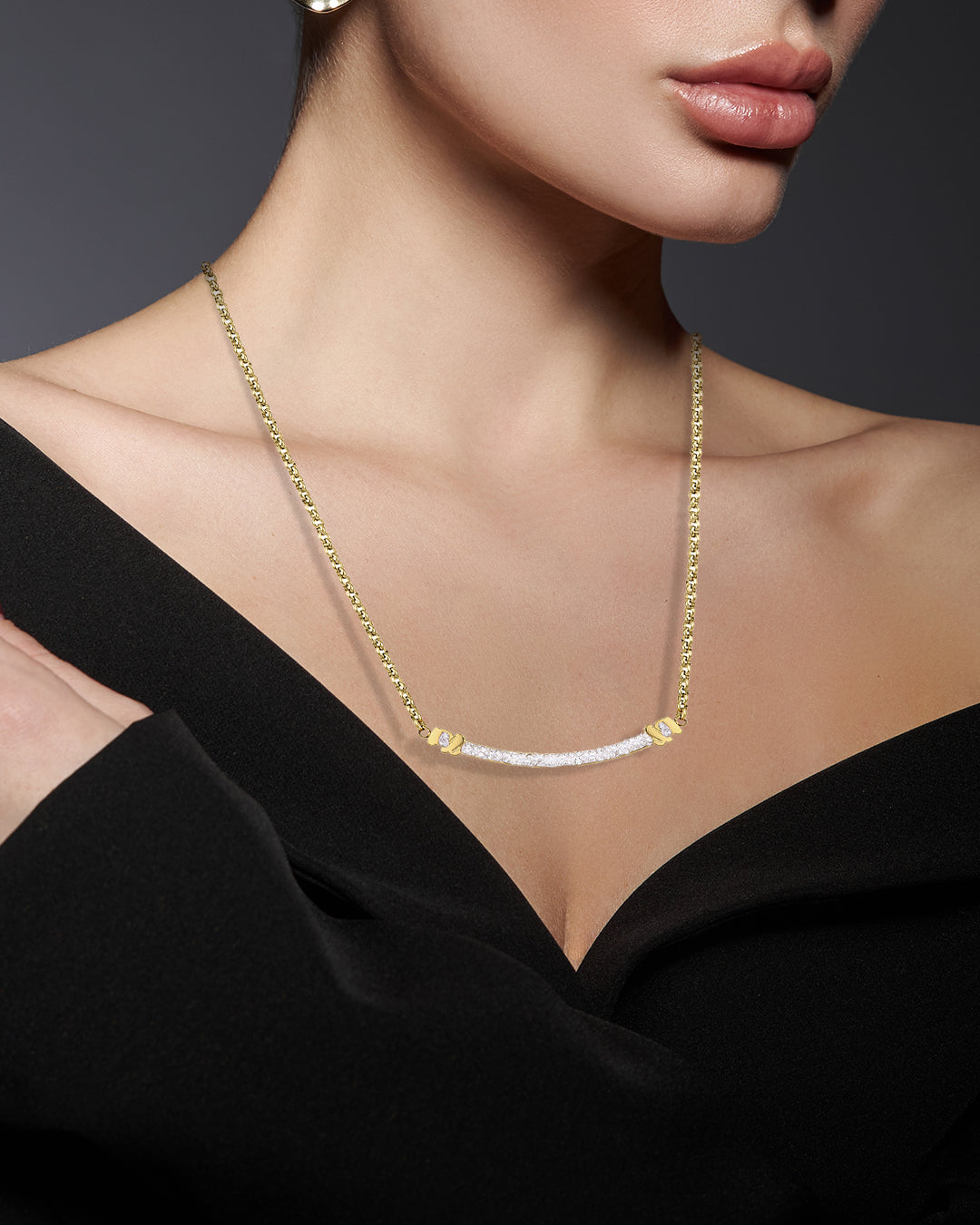 Daniel Klein Gold Color Necklace For  Women