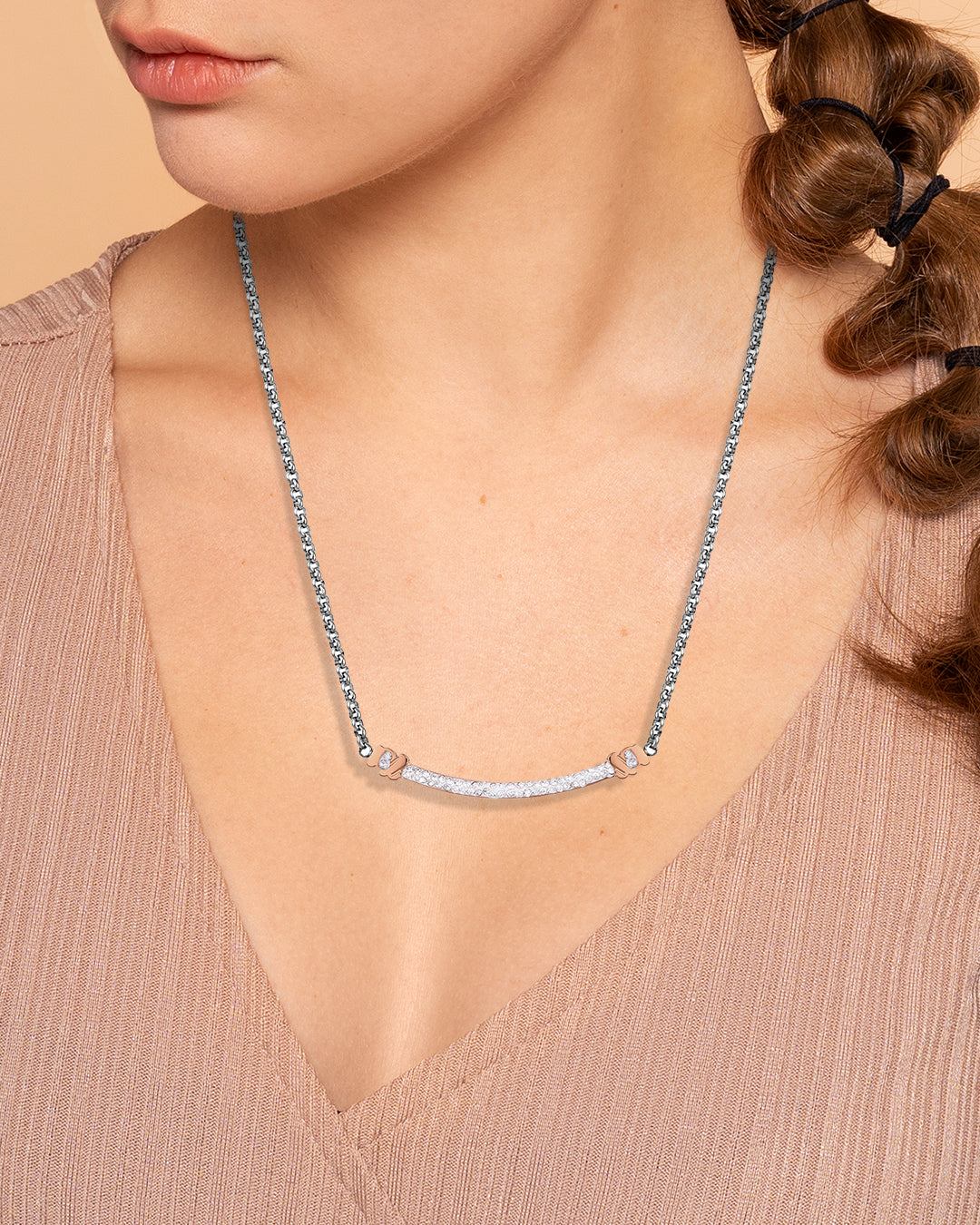 Daniel Klein Silver Color Necklace For  Women
