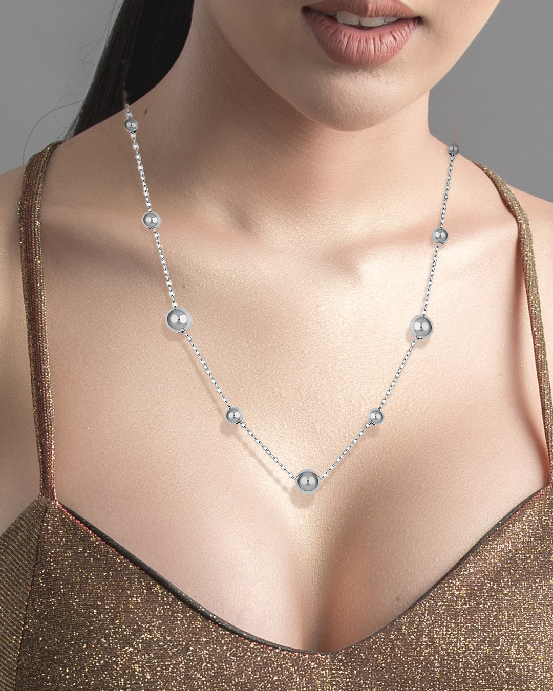 Daniel Klein Silver Color Necklace For  Women