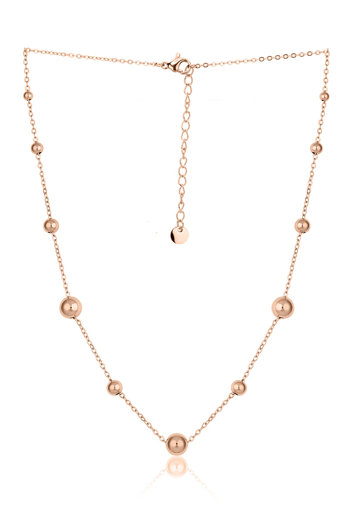 Daniel Klein Rose Gold Color Necklace For  Women