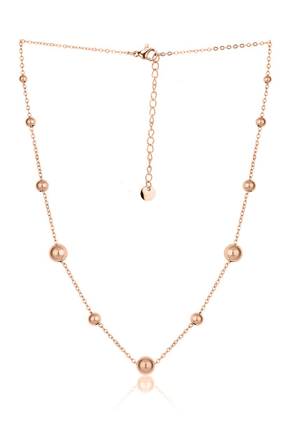 Daniel Klein Rose Gold Color Necklace For  Women