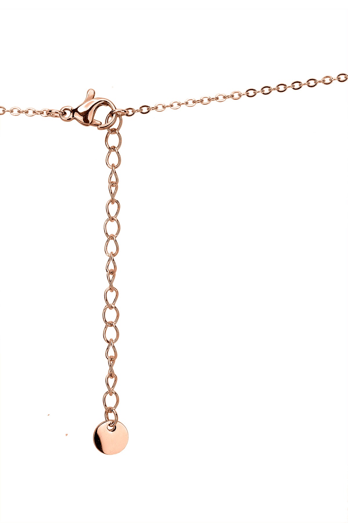 Daniel Klein Rose Gold Color Necklace For  Women