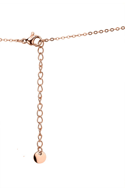 Daniel Klein Rose Gold Color Necklace For  Women