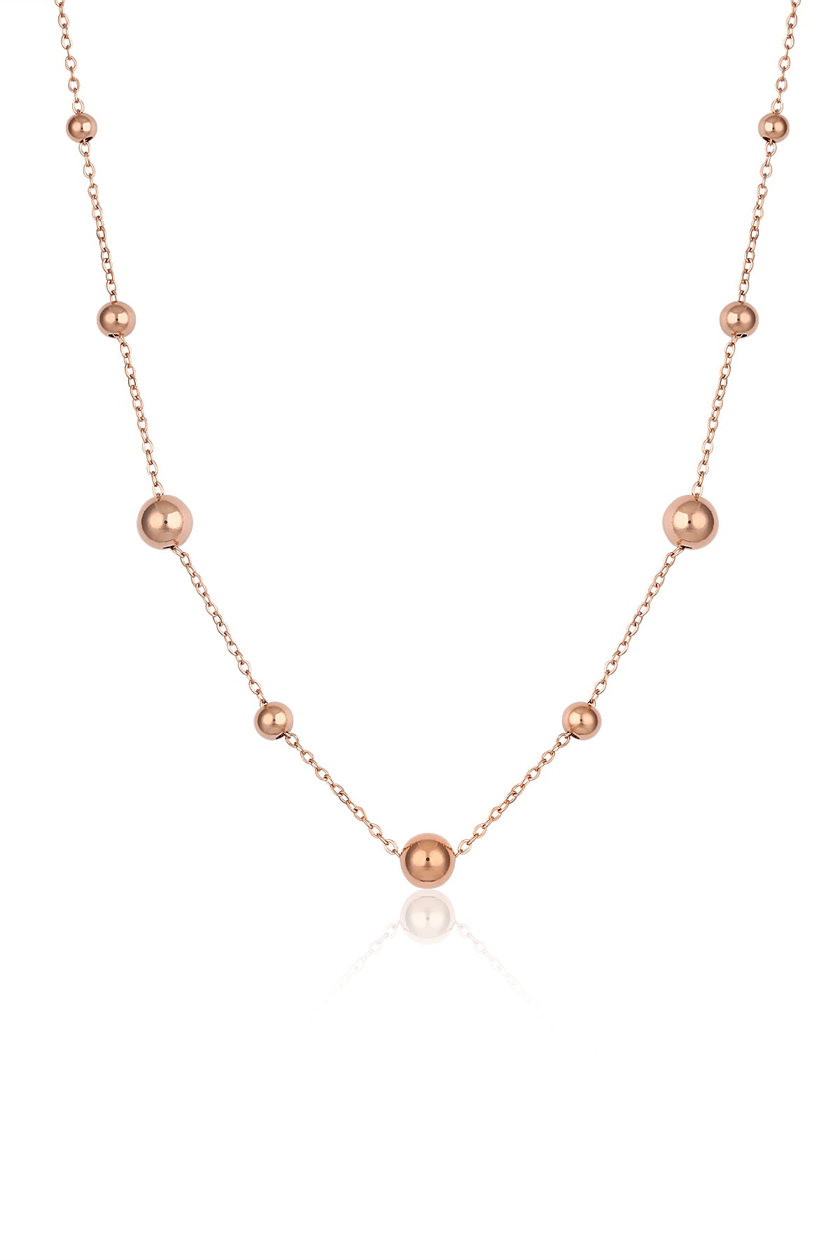 Daniel Klein Rose Gold Color Necklace For  Women