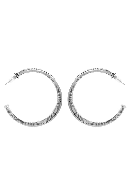 Daniel Klein Silver Color Earring For  Women