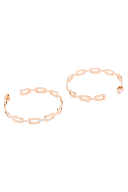 Daniel Klein Rose Gold Color Earring For  Women