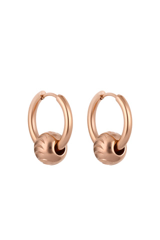 Daniel Klein Rose Gold Color Earring For  Women
