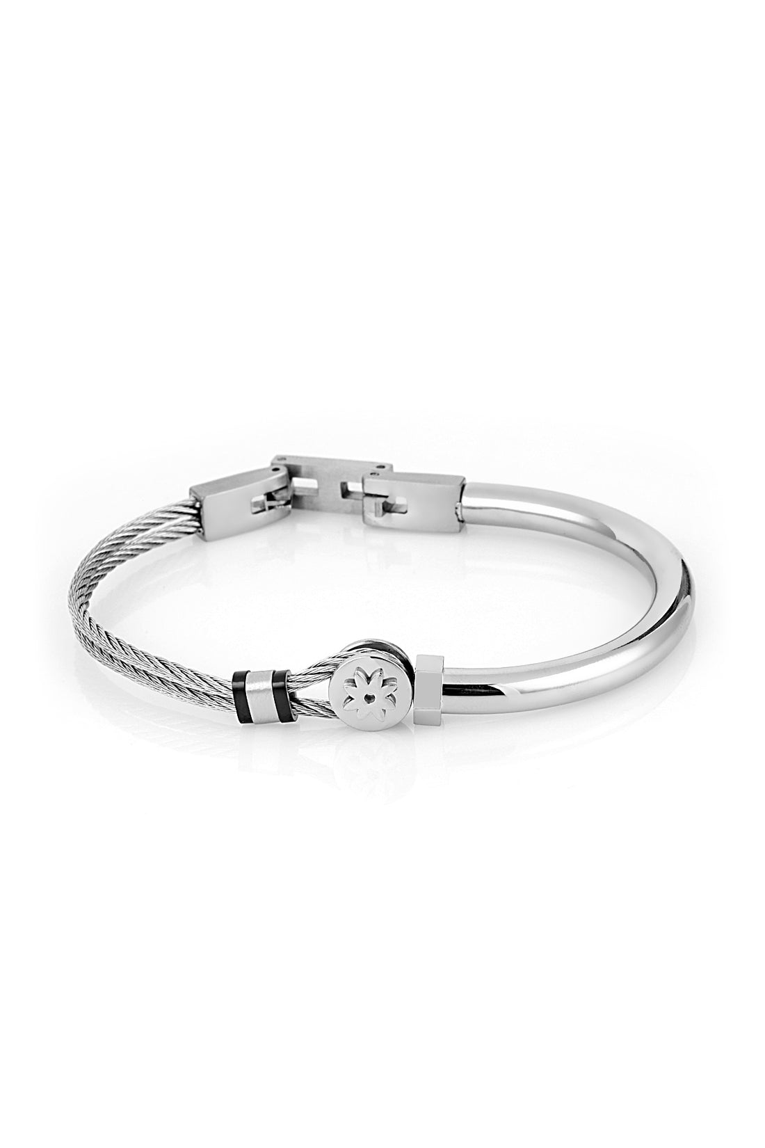 Daniel Klein Silver Color Bracelet For  Men