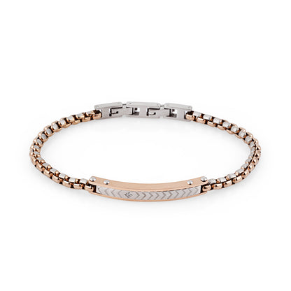 Daniel Klein Rose Gold Color Bracelet For  Men