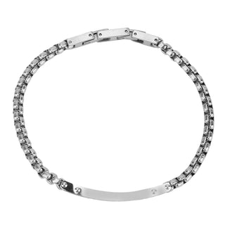 Daniel Klein Silver Color Bracelet For  Men