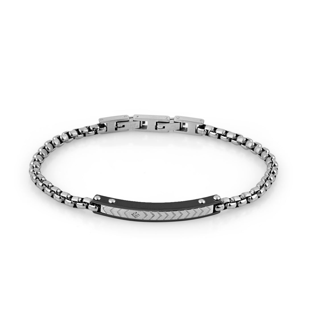 Daniel Klein Silver Color Bracelet For  Men