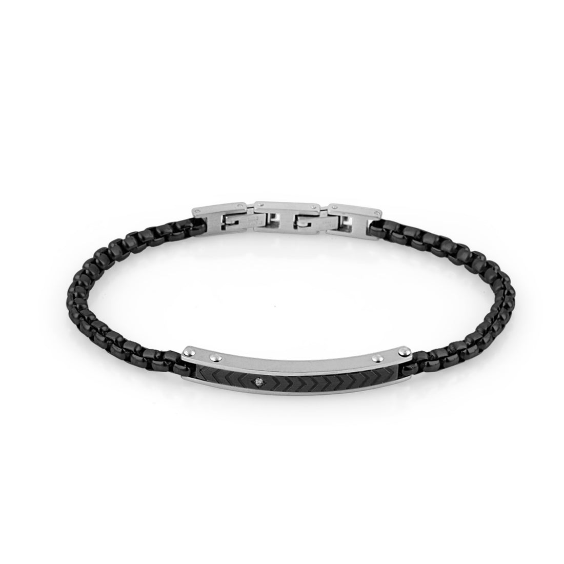 Daniel Klein Black Color Bracelet For  Men