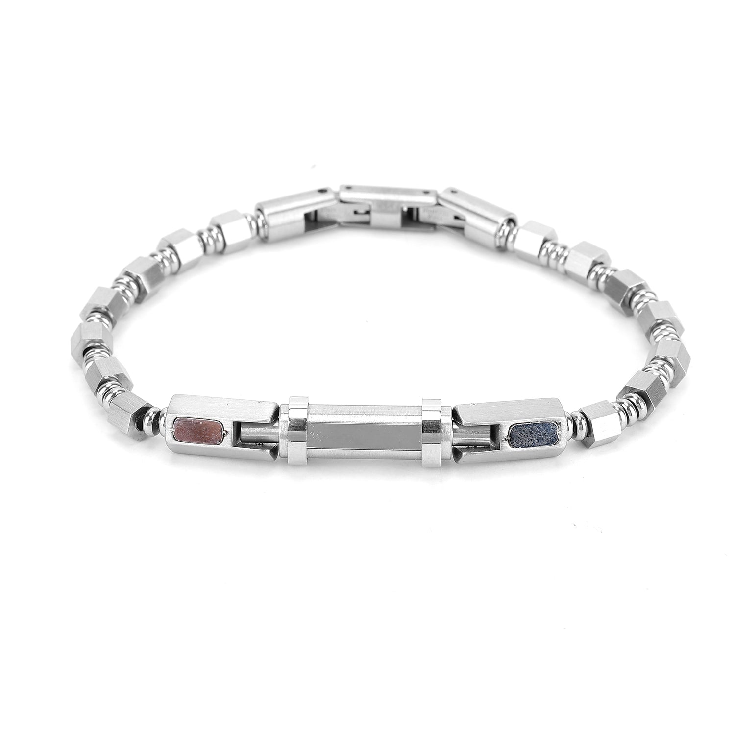 Daniel Klein Silver Color Bracelet For  Men