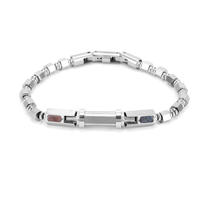 Daniel Klein Silver Color Bracelet For  Men
