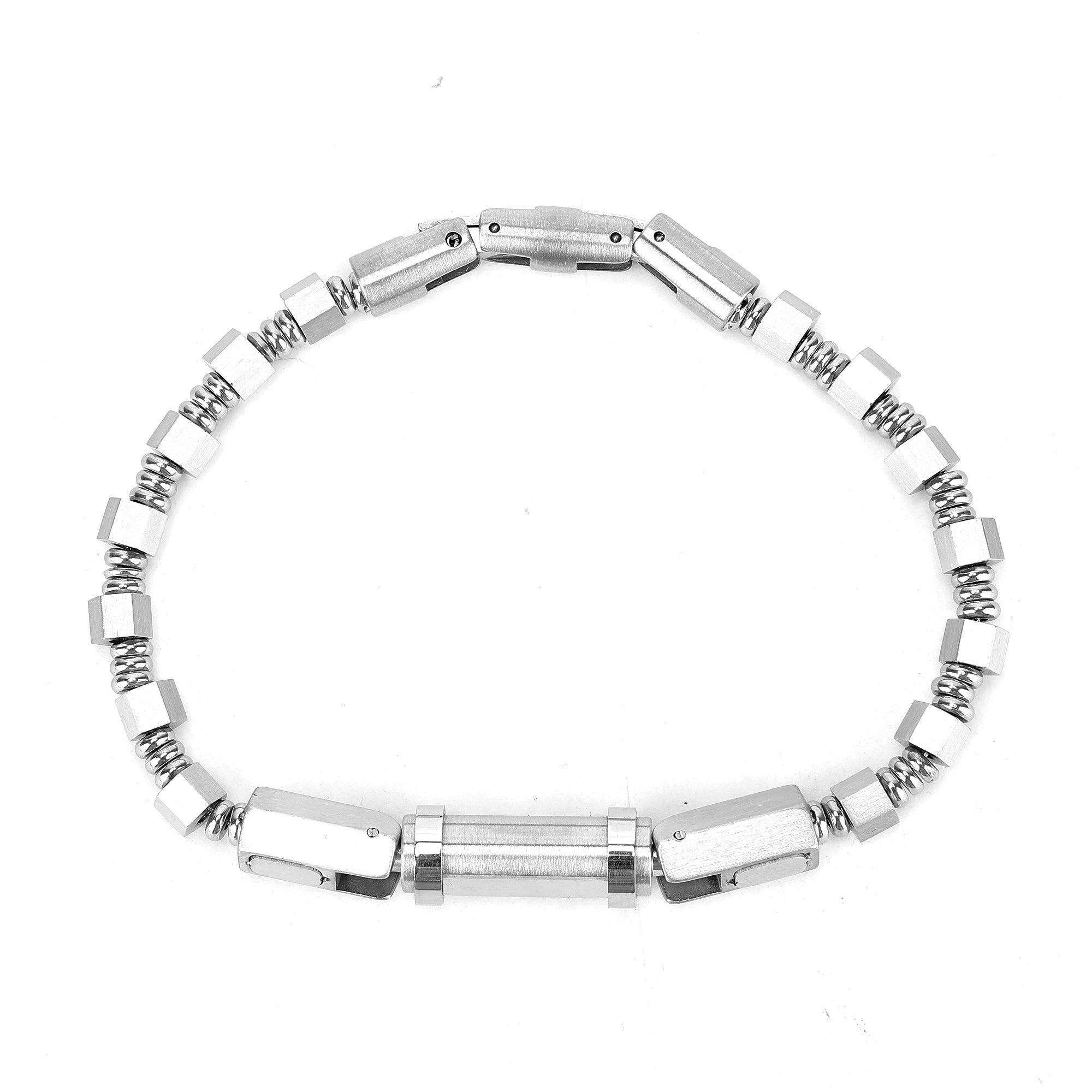 Daniel Klein Silver Color Bracelet For  Men