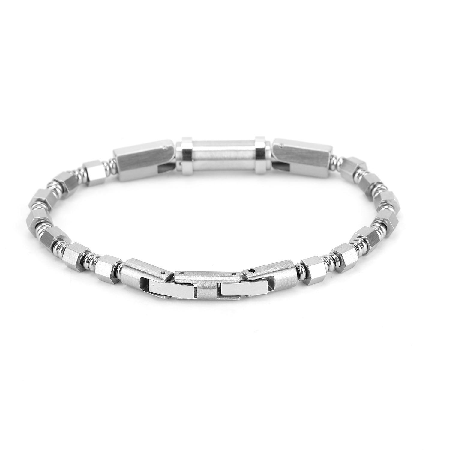 Daniel Klein Silver Color Bracelet For  Men