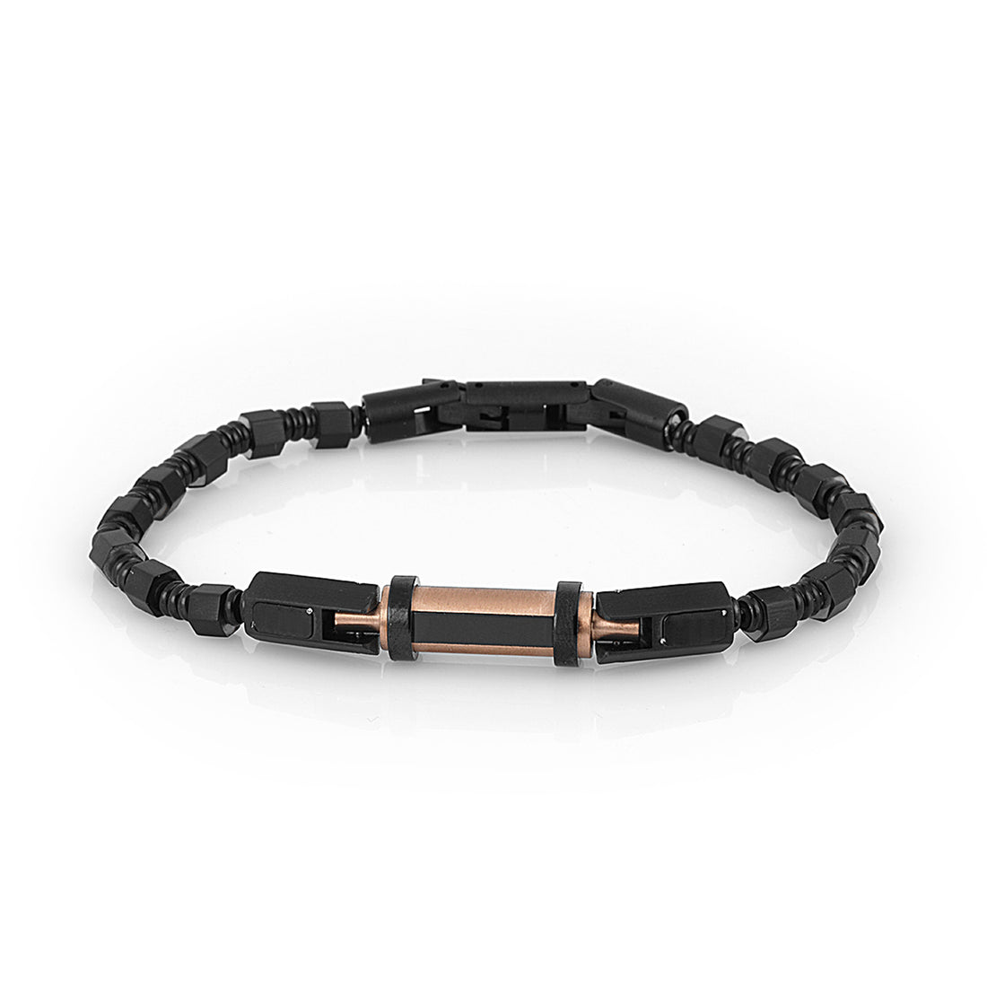 Daniel Klein Black Color Bracelet For  Men