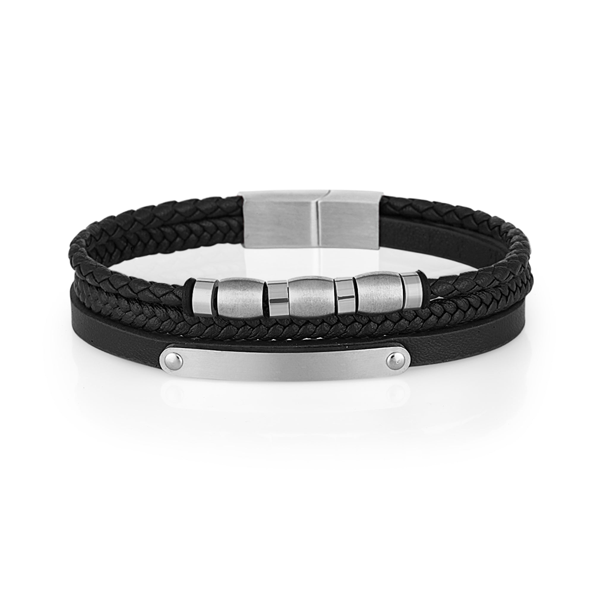 Daniel Klein Silver Color Bracelet For  Men