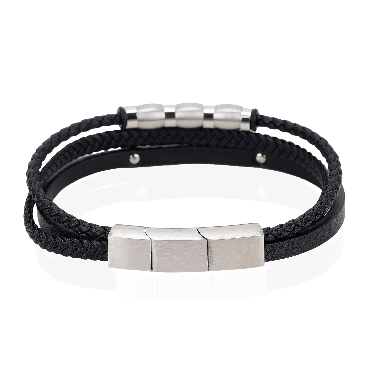 Daniel Klein Silver Color Bracelet For  Men