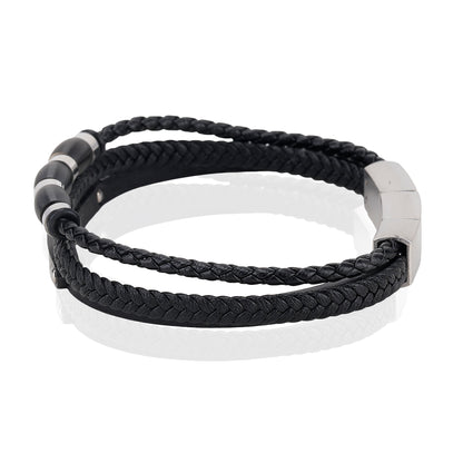 Daniel Klein Black Color Bracelet For  Men