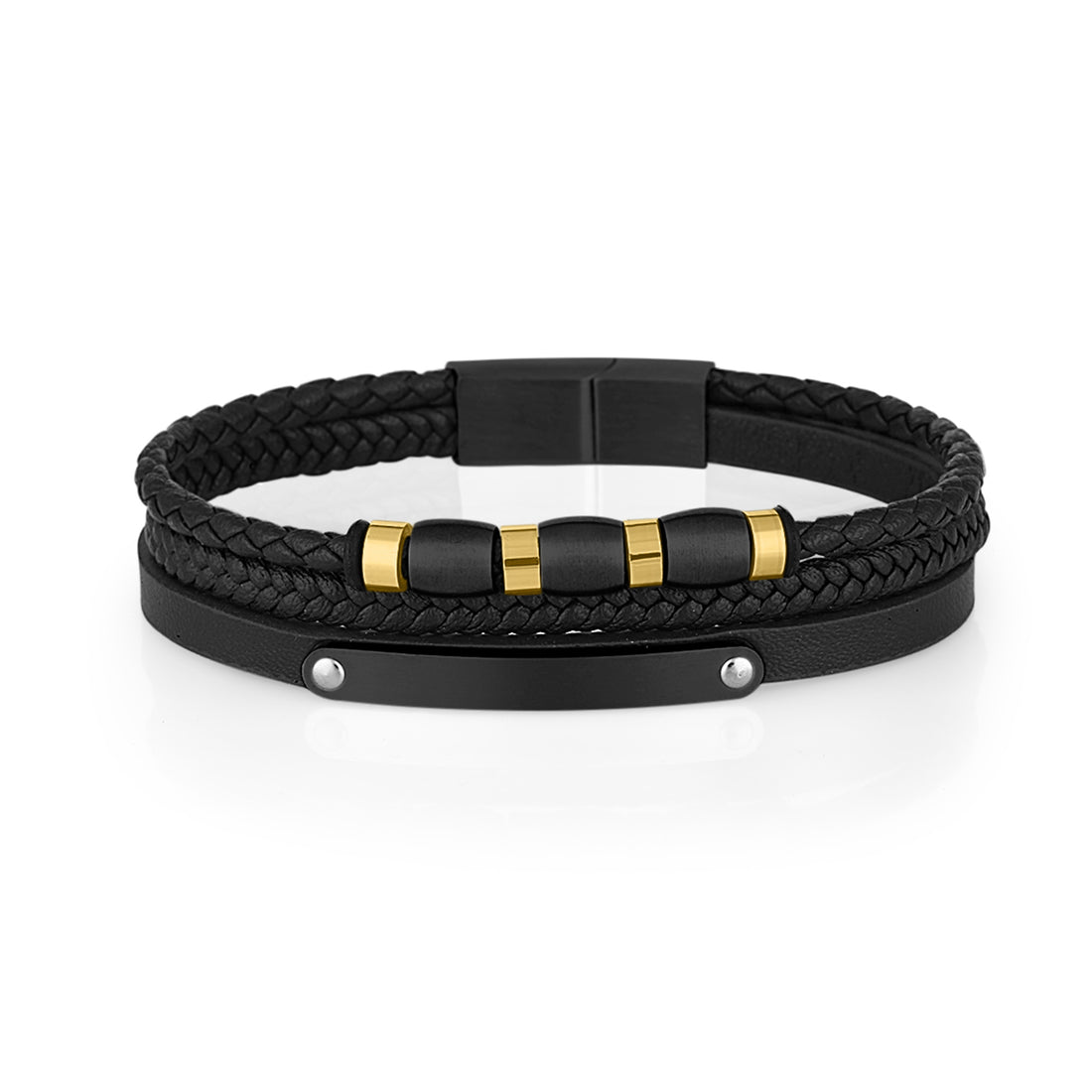 Daniel Klein Black Color Bracelet For  Men
