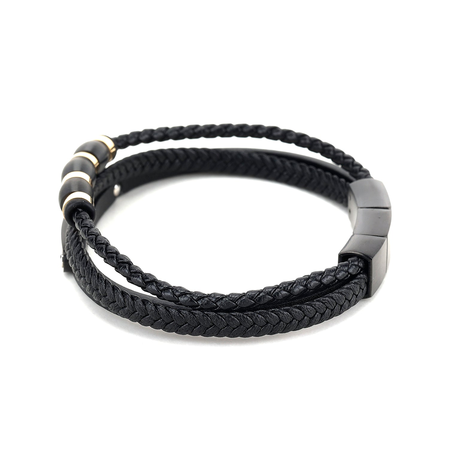 Daniel Klein Black Color Bracelet For  Men