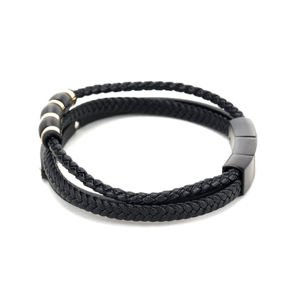 Daniel Klein Black Color Bracelet For  Men