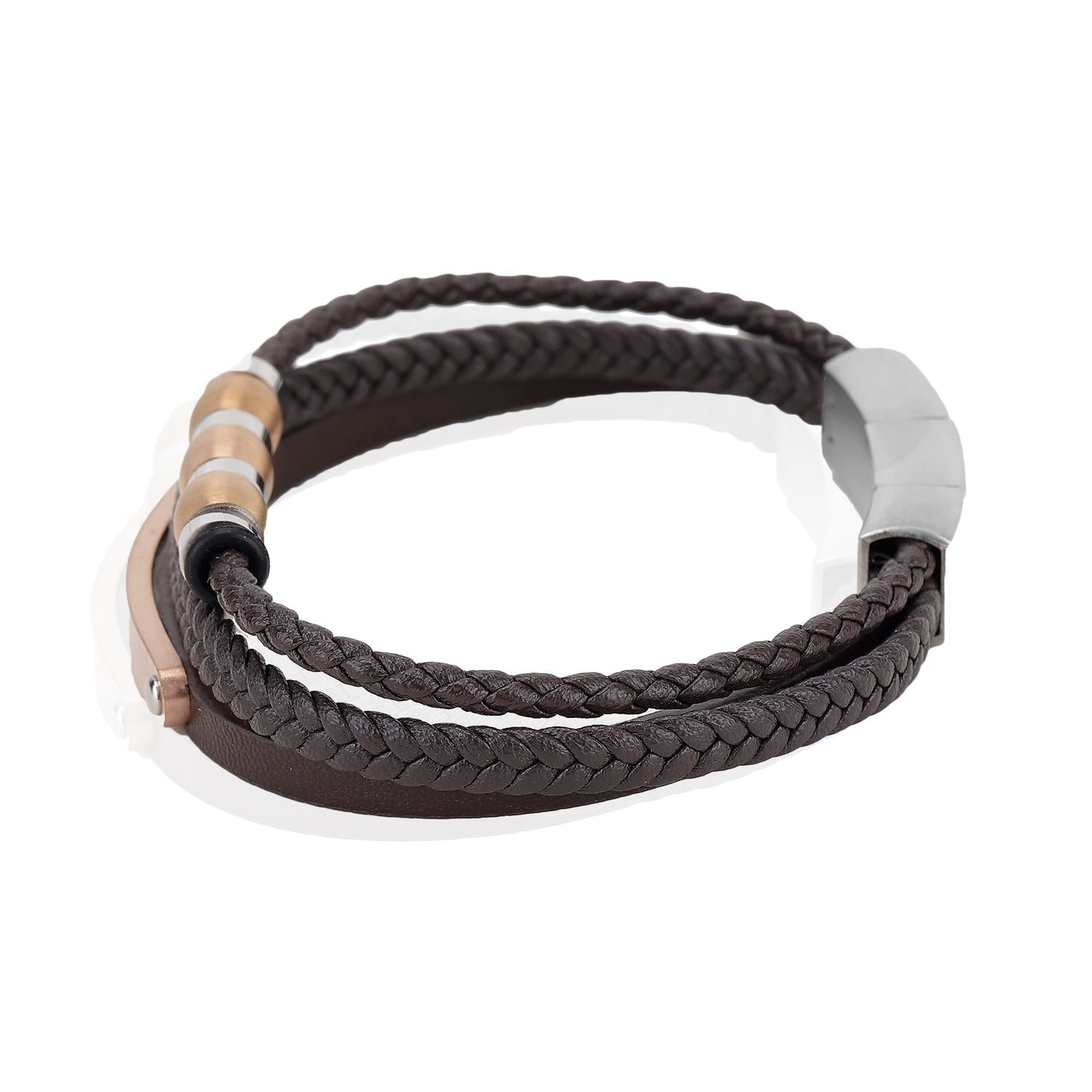 Daniel Klein Silver Color Bracelet For  Men