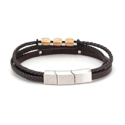 Daniel Klein Silver Color Bracelet For  Men