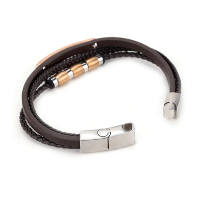 Daniel Klein Silver Color Bracelet For  Men