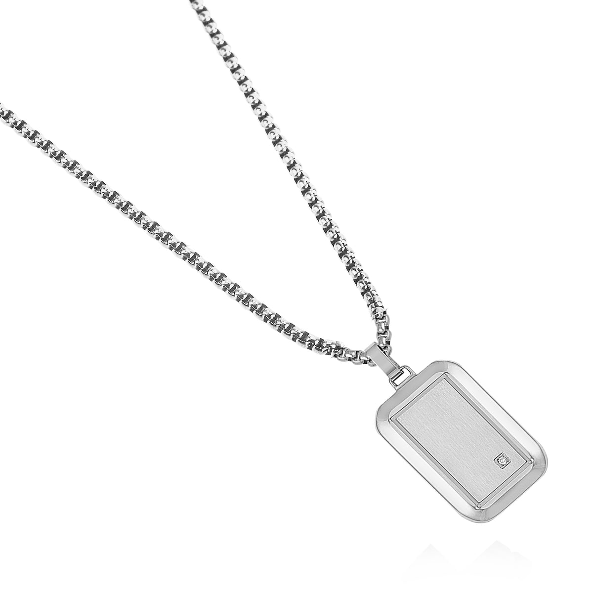 Daniel Klein Silver Color Necklace For  Men
