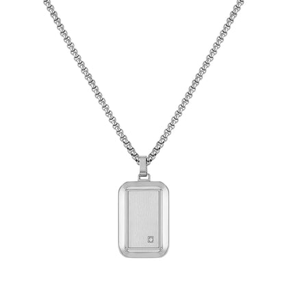 Daniel Klein Silver Color Necklace For  Men