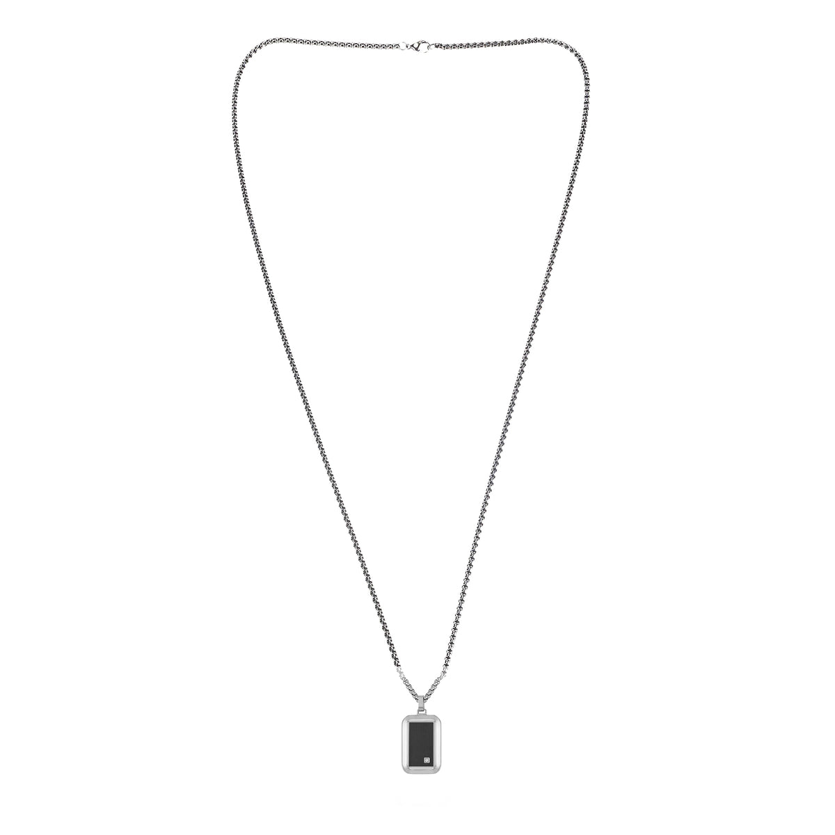 Daniel Klein Silver Color Necklace For  Men