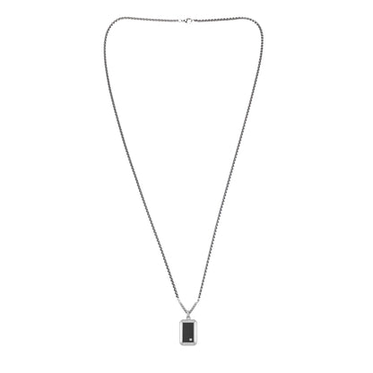 Daniel Klein Silver Color Necklace For  Men