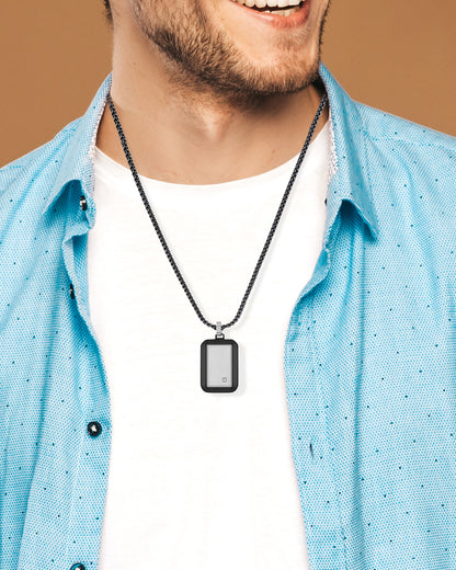 Daniel Klein Black Color Necklace For  Men