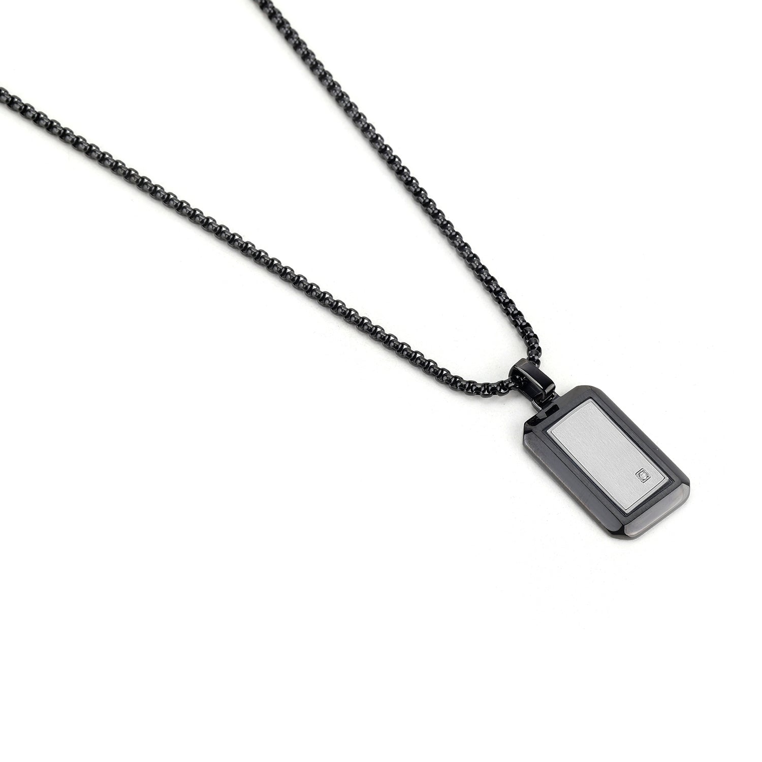 Daniel Klein Black Color Necklace For  Men