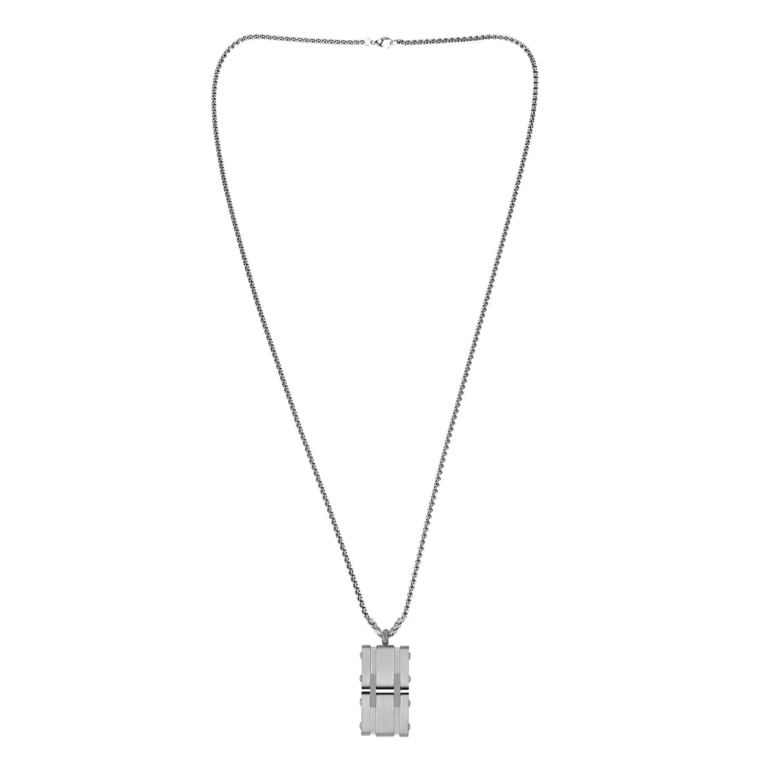 Daniel Klein Silver Color Necklace For  Men