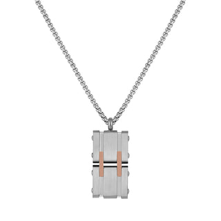 Daniel Klein Silver Color Necklace For  Men