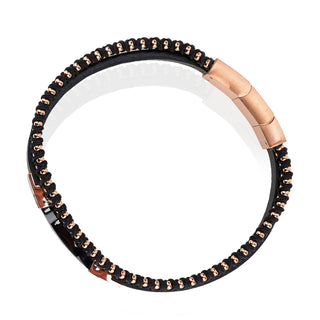 Daniel Klein Rose Gold Color Bracelet For  Men